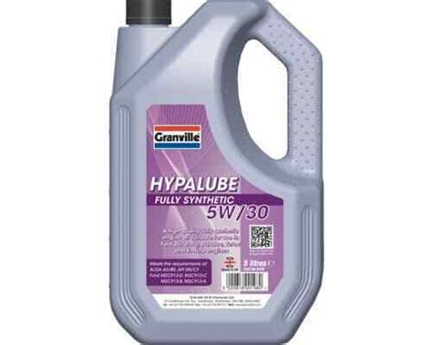 Granville Hypalube Fully Synthetic 5w30 Engine Oil 5 Litre 5l Ebay