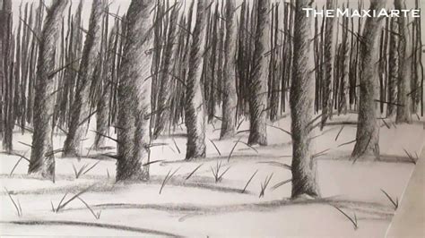 Honesto Espectáculo Por Ejemplo Dibujos De Bosques A Lapiz Faciles Para