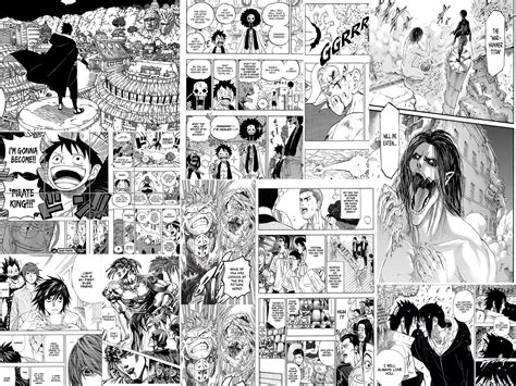 Manga Collage Poster Print Iconic Anime Otaku Wall Collage Etsy