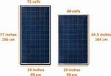 Pictures of Solar Panels Size