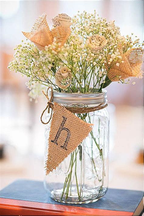 33 Gorgeous Mason Jars Wedding Centerpieces Wedding Forward Wedding