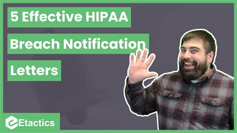 Hipaa Breach Notification Letter Template