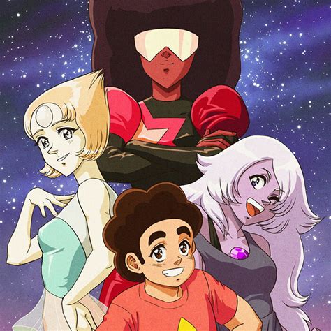 Artstation Steven Universe Anime Poster