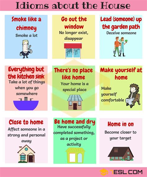 Home Idioms 28 Useful Idioms About The House And Home • 7esl Idioms