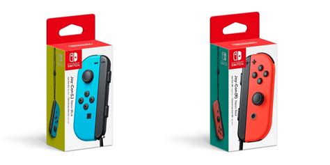 Nintendo To Begin Selling Left Neon Blue Joy Con And Right Neon Red Joy