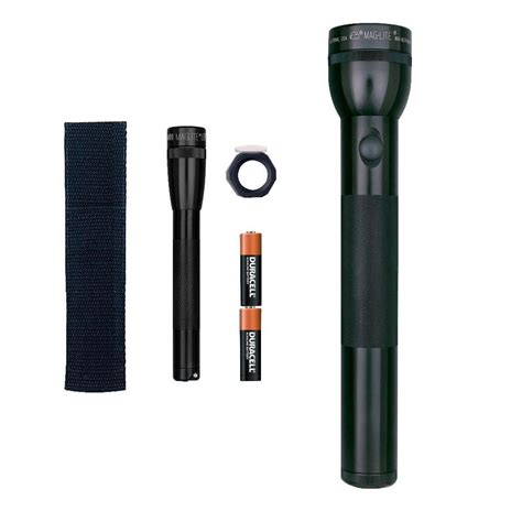 Maglite Led 3d 2aa Combo Light Pack Sx3401r The Home Depot