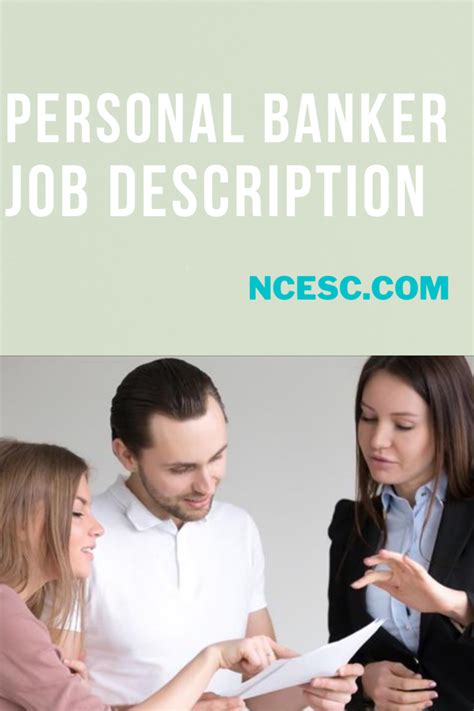 Personal Banker Job Description What Does Personal Banker Do