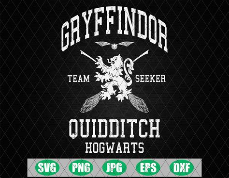 Team Seeker Hogwarts Quidditch Gryffindor Svg Wizards Svg | Etsy