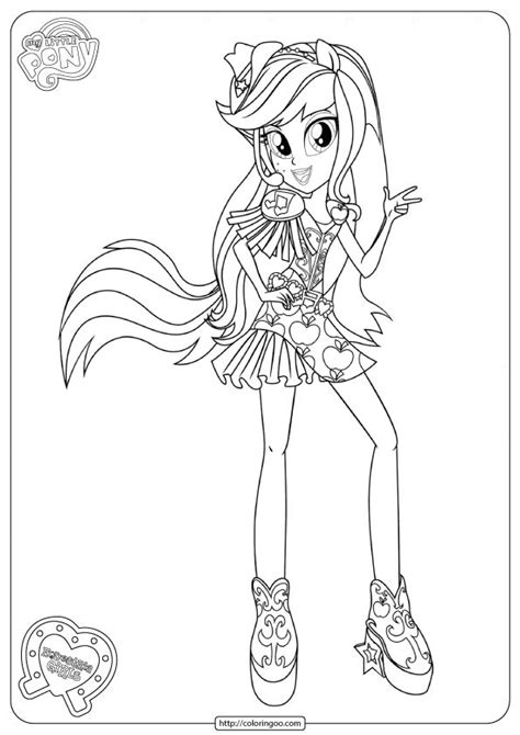 Free Printable Equestria Girls Coloring Pages
