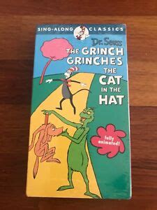 Dr Seuss Grinch Grinches Cat In The Hat Sing Along Classics Vhs Video