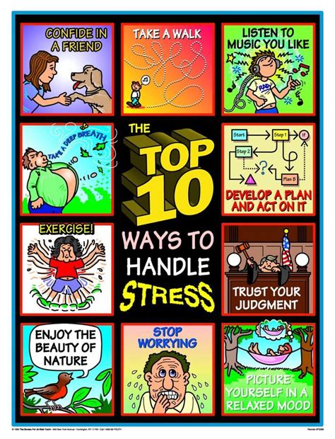 The Top 10 Ways To Handle Stress Poster Di 2020