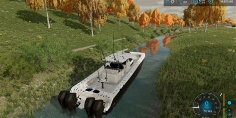 Freeman Boat With Trailer V Mod Farming Simulator Mod