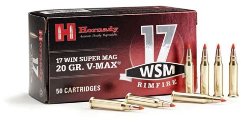 Hornady Rimfire Varmint Express 17 Winchester Super Magnum 20 Grain V