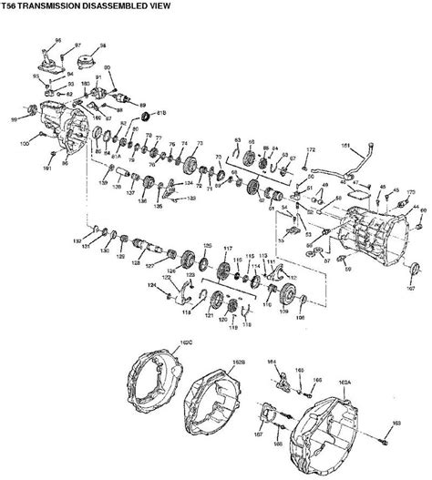 T56 Transmission Exploded View