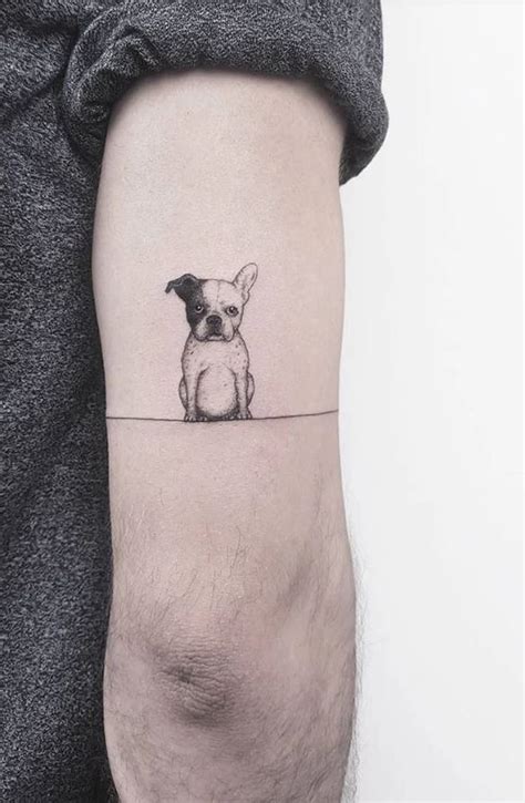 30 Cute Small And Simple Dog Tattoo Ideas For Women Animal Lovers Dog