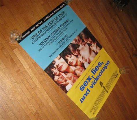 Sex Lies And Videotape Movie Poster Original Large 40 X 27 New Old