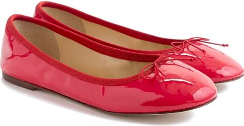 Jcrew Evie Ballet Flat In Red Always In Style Comfy Ballet Flats Are