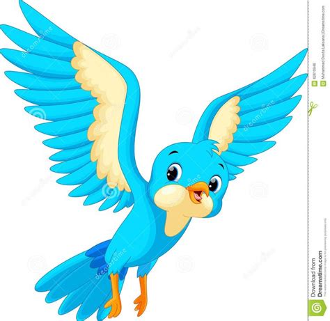 Cute Bird Cartoon Stock Illustration Image Of Follow 62610946