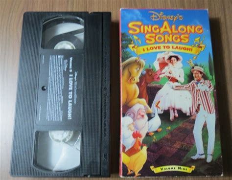 DISNEY S SING ALONG SONGS I LOVE TO LAUGH VHS VOL NINE Sing