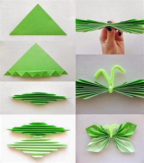 How To Make Butterfly Paper ~ Origami Flower Easy