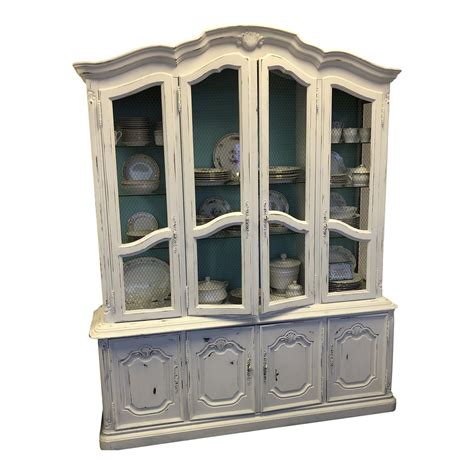 Ending apr 9 at 12:24pm pdt. 1960s Vintage China Cabinet With Mesh Inserts | Chairish