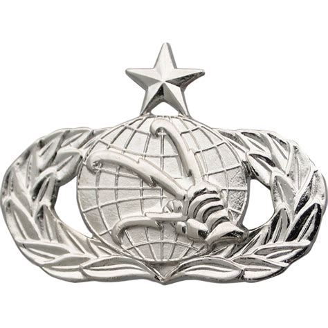 Air Force Senior Communications Badge Mirror Finish Regular Size