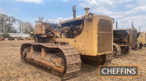 Caterpillar D8h Crawler Tractor Fitted With Double Drum Winch Serial No