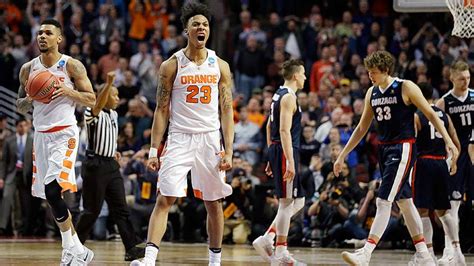 Ncaa Tournament Syracuse Defeats Gonzaga To Reach Elite Eight Sports