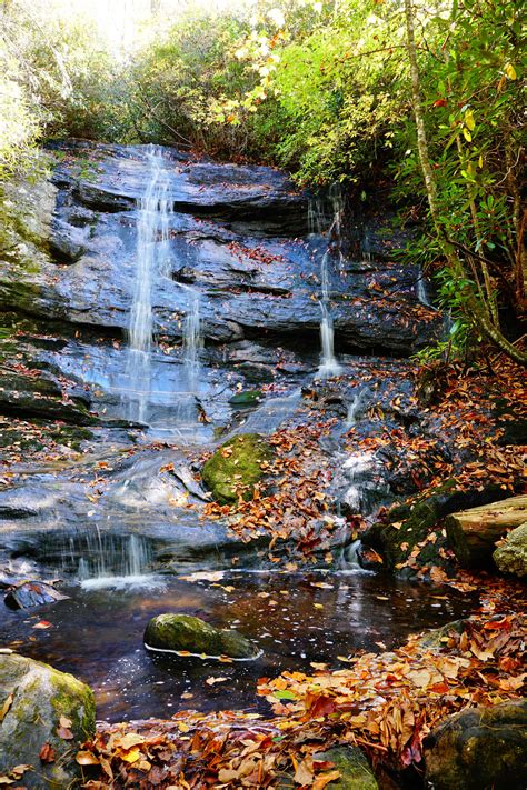 Ranger Falls Trail Highlands Nc Hiking Trail To Picturesque