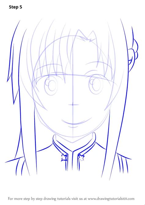 Learn How To Draw Yuuki Asuna From Sword Art Online Sword Art Online