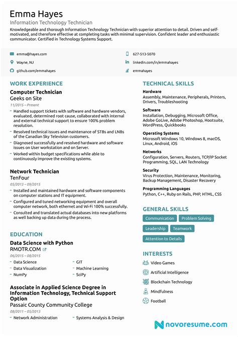 Beautiful Work Technical Skills Resume Sample Creation In Ms Word