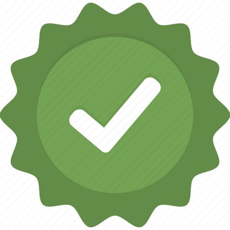Badge Check Green Verified Icon Download On Iconfinder
