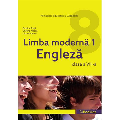 Manual Limba Modernă 1 Engleză Clasa A Viii A Editura Booklet