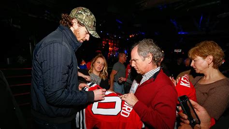Brent seabrook chicago blackhawks signed autographed hockey stick w/ coa. Duncan Keith meets with fans at the Keith Relief Benefit ...