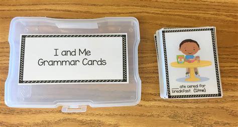 Using I Or Me Grammar Task Cards The Autism Helper