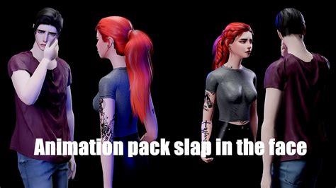 Sims 4 Animations Slap In The Face Download By Grindana From