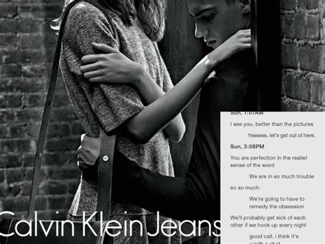 Sexting En La Campaña Fw 2015 De Calvin Klein Jeans Actitudfem