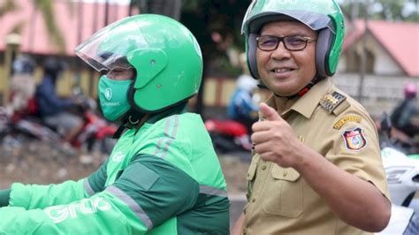 Pekan Ketiga Ojol Day Wali Kota Makassar Gunakan Ojol Kunjungi