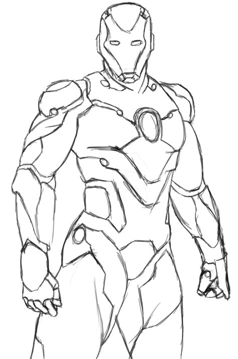 Iron Man Coloring Pages Free Printable