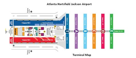 Atl Terminal Map Images Frompo