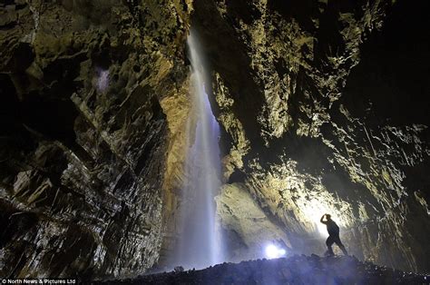 Yorkshires Gaping Gill Cave Opens Britain Biggest Cavern