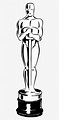Transparent Academy Awards Clipart - Clip Art Oscar Statue, HD Png ...