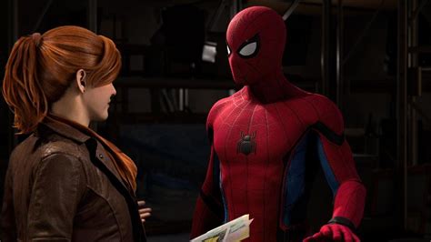 Tom Holland Spider Man Saves Mary Jane Stark Suit Marvels Spider Man