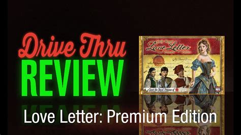 Love Letter Premium Edition Review Youtube