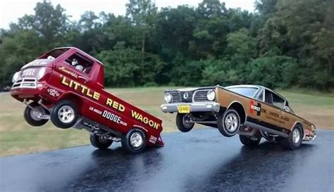 Little Red Wagon And Hemi Under Glass Drag Racing Cars Hot Rods Cars