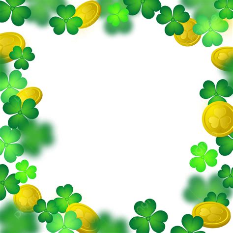 St Patricks Day Vector Hd Images St Patricks Day Shamrock Gold Coin