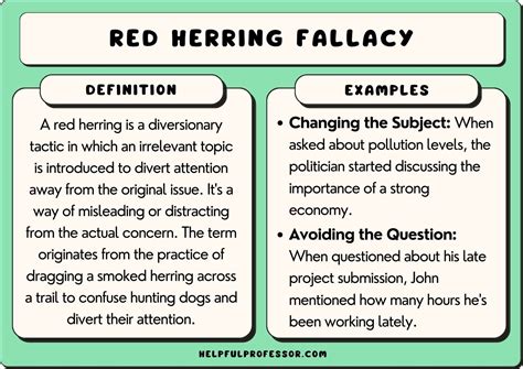 15 Red Herring Fallacy Examples 2024
