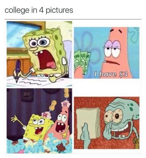 College Funny Spongebob Memes Spongebob Funny Spongebob Memes