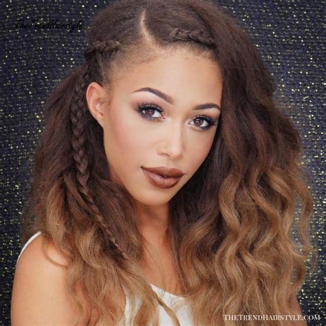 Wavy Ombre With Braids 30 Best Natural Hairstyles For African