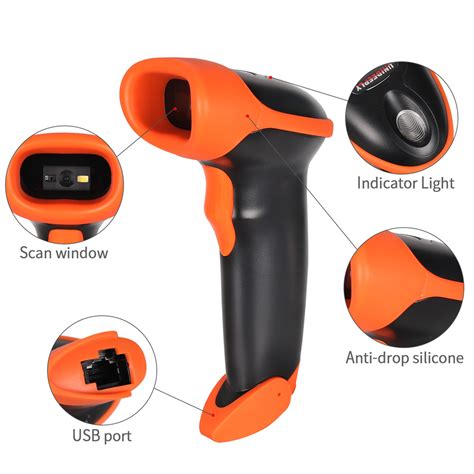 Parts And Accessories 2d Qr 1d Usb Barcode Scanner Ccd Red Light Pdf417